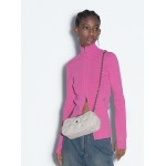 Cowhide shoulder bag, chain crossbody bag, women's bag