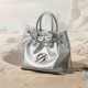 Chain tote bag, hand-held bucket bag Chain tote bag, hand-held bucket bag