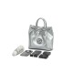 Chain tote bag, hand-held bucket bag Chain tote bag, hand-held bucket bag
