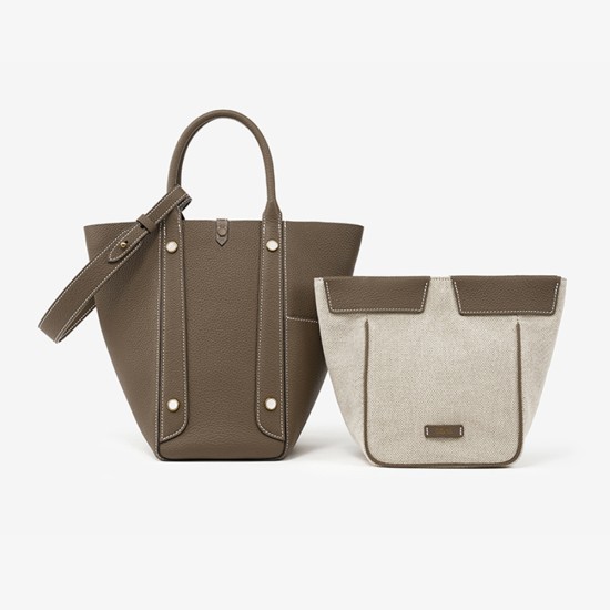 Large basket original one-shoulder bucket bag - Memoo.com Large basket original one-shoulder bucket bag - Memoo.com