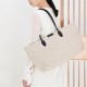 Tote bag on the shoulder, beige canvas bag on the handbag - Memoo.com Tote bag on the shoulder, beige canvas bag on the handbag - Memoo.com