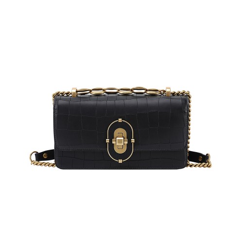 Crocodile shoulder bag tide brand chain small bag Crocodile shoulder bag tide brand chain small bag