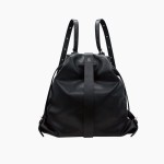 Leather large-capacity backpack travel shoulder bag girl