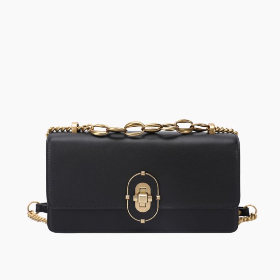 Shoulder bag tide brand chain small square bag leather Shoulder bag tide brand chain small square bag leather