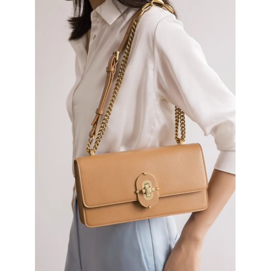 Shoulder bag tide brand chain small square bag leather Shoulder bag tide brand chain small square bag leather