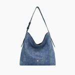 Tote bag large capacity denim sheepskin HOBO single shoulder