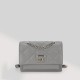 Genuine leather diamond grid small fragrant style shoulder bag chain armpit bag Genuine leather diamond grid small fragrant style shoulder bag chain armpit bag