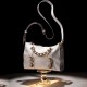 Leather chain handbag, small fragrant style crossbody bag Leather chain handbag, small fragrant style crossbody bag