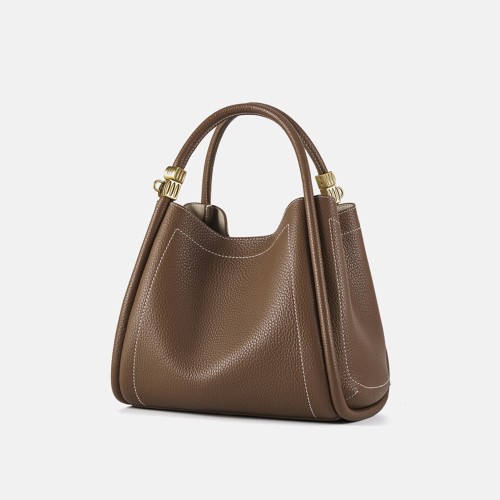 navy leather tote bag