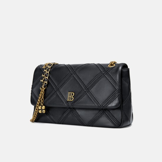 Diamond chain bag leather one-shoulder underarm bag - Memoo.com Diamond chain bag leather one-shoulder underarm bag - Memoo.com