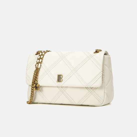Diamond chain bag leather one-shoulder underarm bag - Memoo.com Diamond chain bag leather one-shoulder underarm bag - Memoo.com