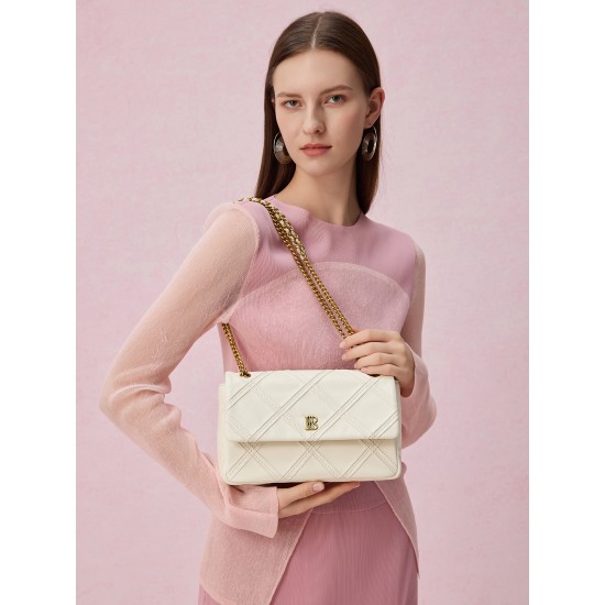 Diamond chain bag leather one-shoulder underarm bag - Memoo.com Diamond chain bag leather one-shoulder underarm bag - Memoo.com