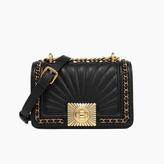 High-grade shoulder slung chain small square bag - Memoo.com High-grade shoulder slung chain small square bag - Memoo.com