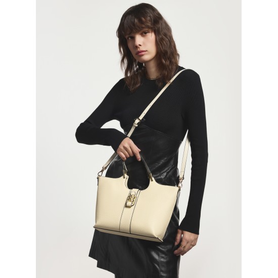 First layer cowhide leather tote bag shoulder slung handbag First layer cowhide leather tote bag shoulder slung handbag