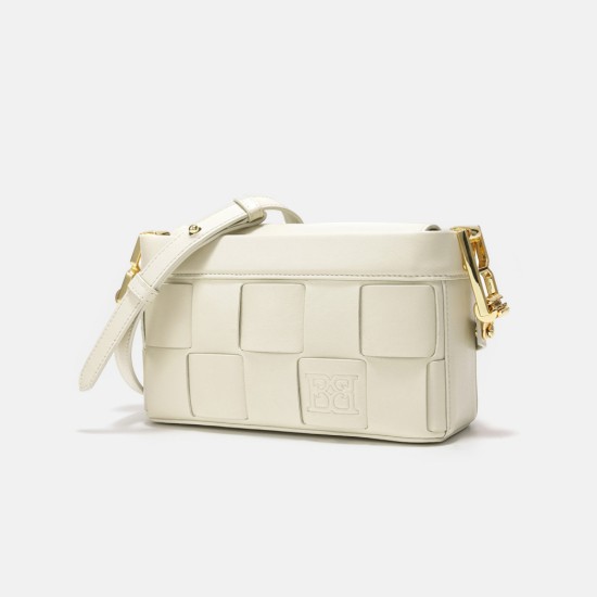 A one-shoulder crossbody bag is a niche woven small square bag - Memoo.com A one-shoulder crossbody bag is a niche woven small square bag - Memoo.com