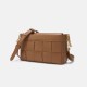 A one-shoulder crossbody bag is a niche woven small square bag - Memoo.com A one-shoulder crossbody bag is a niche woven small square bag - Memoo.com