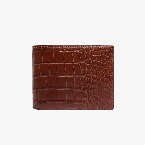 Crocodile wallet men's genuine leather cropped wallet Crocodile wallet men's genuine leather cropped wallet