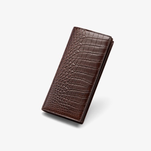 Leather wallet thin fashion two-fold wallet card holder Leather wallet thin fashion two-fold wallet card holder