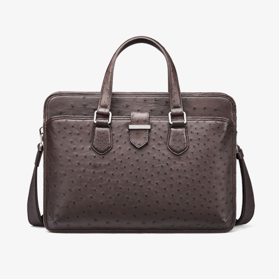 Ostrich leather mens bag, handbag, luxury mens bag - Memoo.com Ostrich leather mens bag, handbag, luxury mens bag - Memoo.com