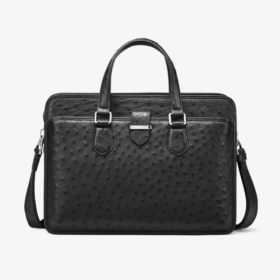 Ostrich leather mens bag, handbag, luxury mens bag - Memoo.com Ostrich leather mens bag, handbag, luxury mens bag - Memoo.com