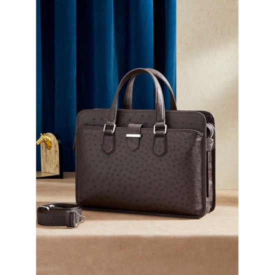 Ostrich leather mens bag, handbag, luxury mens bag - Memoo.com Ostrich leather mens bag, handbag, luxury mens bag - Memoo.com
