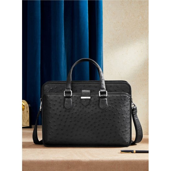 Ostrich leather mens bag, handbag, luxury mens bag - Memoo.com Ostrich leather mens bag, handbag, luxury mens bag - Memoo.com