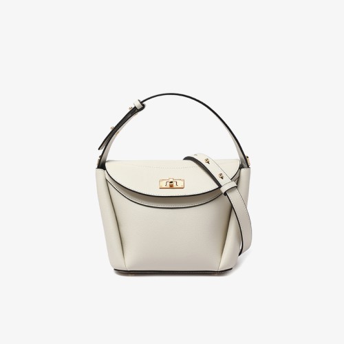 真皮枕头包手提包女