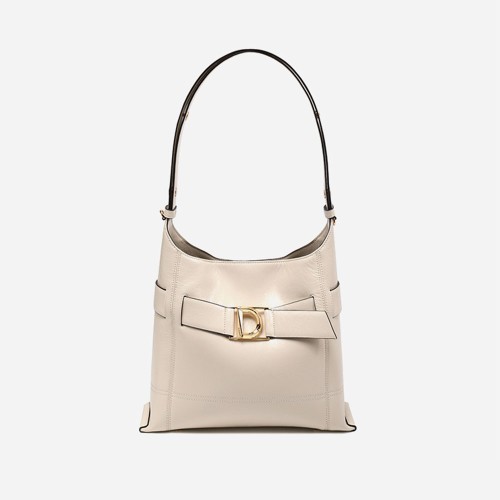 Leather bucket bag for women's commuting, high-end single shoulder crossbody bag Leather bucket bag for women's commuting, high-end single shoulder crossbody bag