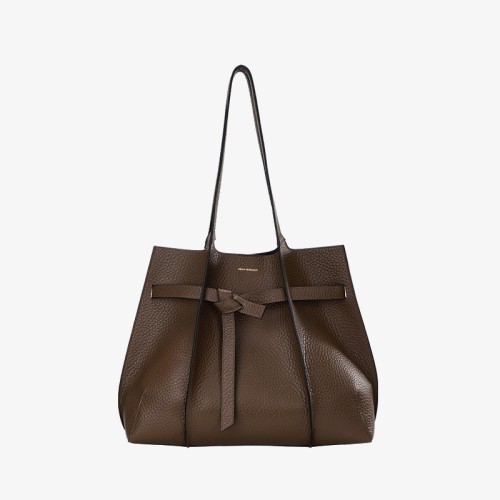 brown leather crossbody bag