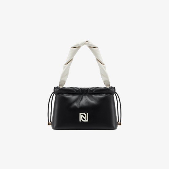 Drawstring top padded sheepskin tote - Memoo.com Drawstring top padded sheepskin tote - Memoo.com