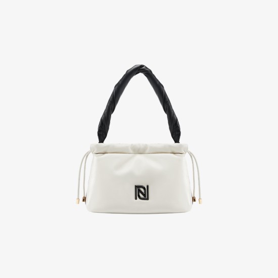 Drawstring top padded sheepskin tote - Memoo.com Drawstring top padded sheepskin tote - Memoo.com
