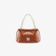 Drawstring top padded sheepskin tote - Memoo.com Drawstring top padded sheepskin tote - Memoo.com
