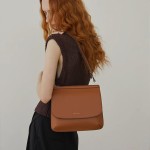 Women's square shoulder bag leather crossbody bag
