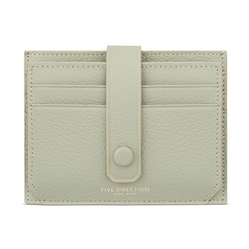 Genuine leather women's sheepskin card case wallet