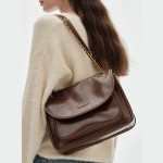 Cowhide chain bag women's high-quality one-shoulder crossbody bag