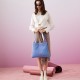 Knitted Phantom Bubble Gradient Tote Bag - Memoo.com Knitted Phantom Bubble Gradient Tote Bag - Memoo.com