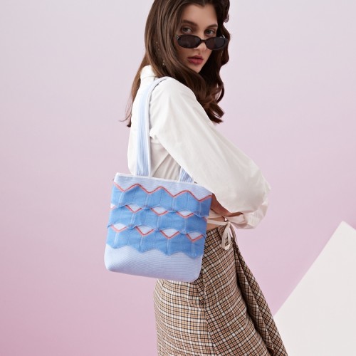 Candy series sour candy small single shoulder knitted bag Candy series sour candy small single shoulder knitted bag