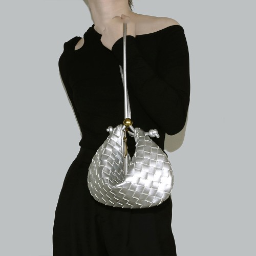 navy leather tote bag