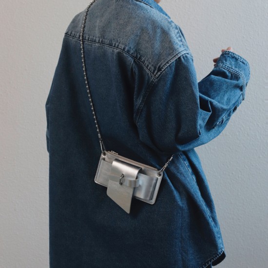 New black Chinese style cowhide small bag chain crossbody bag for niche mobile phone bags New black Chinese style cowhide small bag chain crossbody bag for niche mobile phone bags