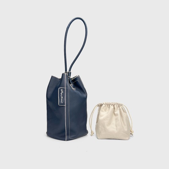 Vintage Togo cowhide standing bucket tote bag shoulder bag Vintage Togo cowhide standing bucket tote bag shoulder bag
