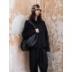 Knitted shiny leather crossbody bag crescent bag - Memoo.com Knitted shiny leather crossbody bag crescent bag - Memoo.com