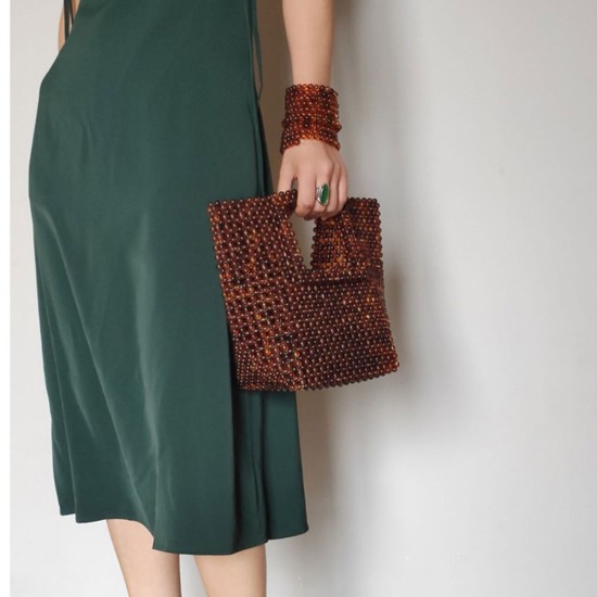 Retro tortoiseshell acrylic handbag Retro tortoiseshell acrylic handbag