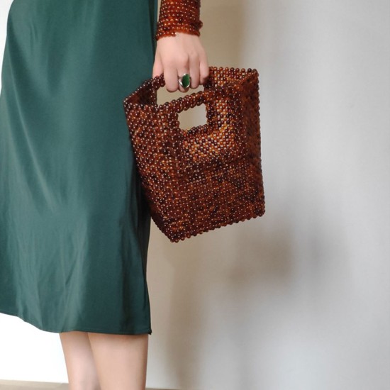 Retro tortoiseshell acrylic handbag Retro tortoiseshell acrylic handbag