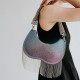 Copper bead tassel bag, underarm hand-held shoulder bag, crossbody bag, starry sky frosted - Memoo.com Copper bead tassel bag, underarm hand-held shoulder bag, crossbody bag, starry sky frosted - Memoo.com