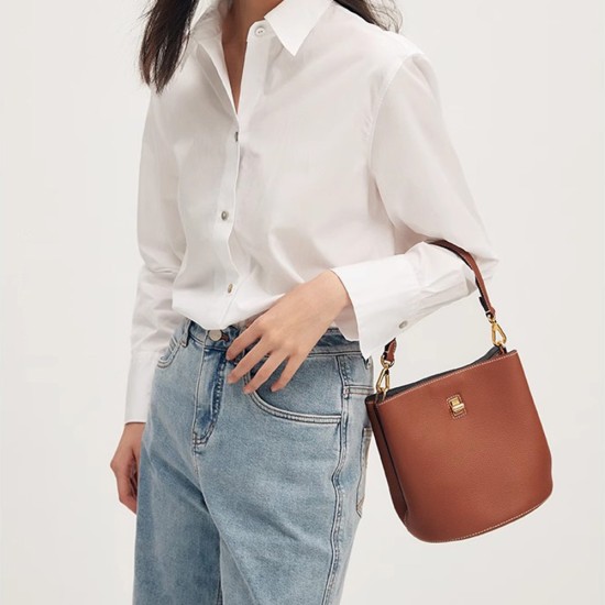 Handbag Leather bucket bag shoulder bag Crossbody bag - Memoo.com Handbag Leather bucket bag shoulder bag Crossbody bag - Memoo.com
