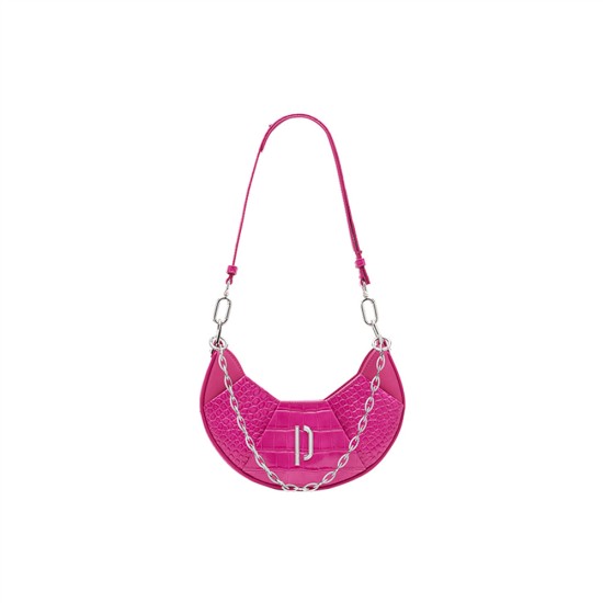 Bull horn chain armpit crescent bag Bull horn chain armpit crescent bag