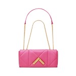 Underarm chain quilted single shoulder crossbody small square bag