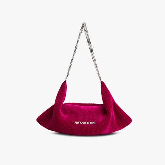 Velvet small chain phone armpit bag - Memoo.com Velvet small chain phone armpit bag - Memoo.com