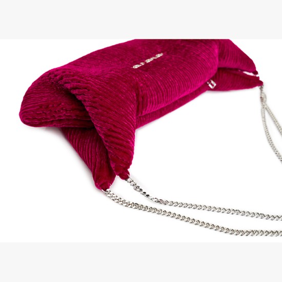 Velvet small chain phone armpit bag - Memoo.com Velvet small chain phone armpit bag - Memoo.com