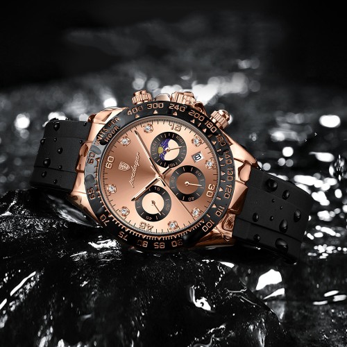 Waterproof, multifunctional, high-end, fashionable automatic mechanical watches for men, men's famous brand wristwatches.